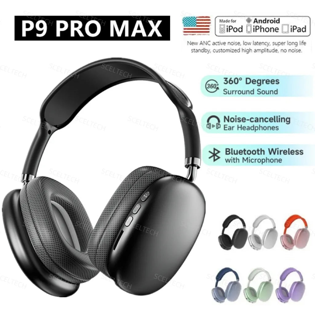 P9 Pro Bluetooth Headphones
