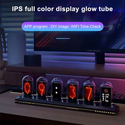 RGB Glow Tube Clock